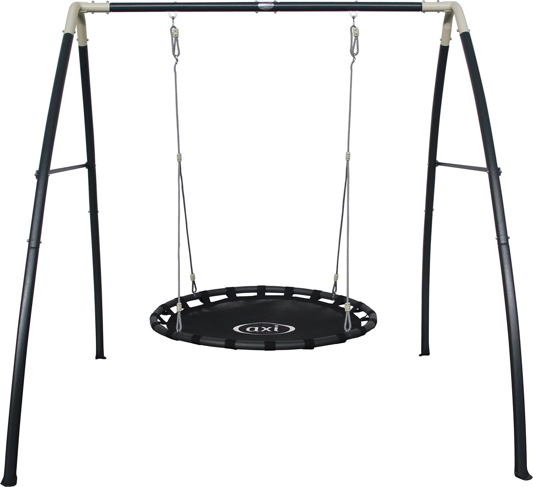 AXI Metalen Nestschommel - Vrijstaand - Antraciet / Crème