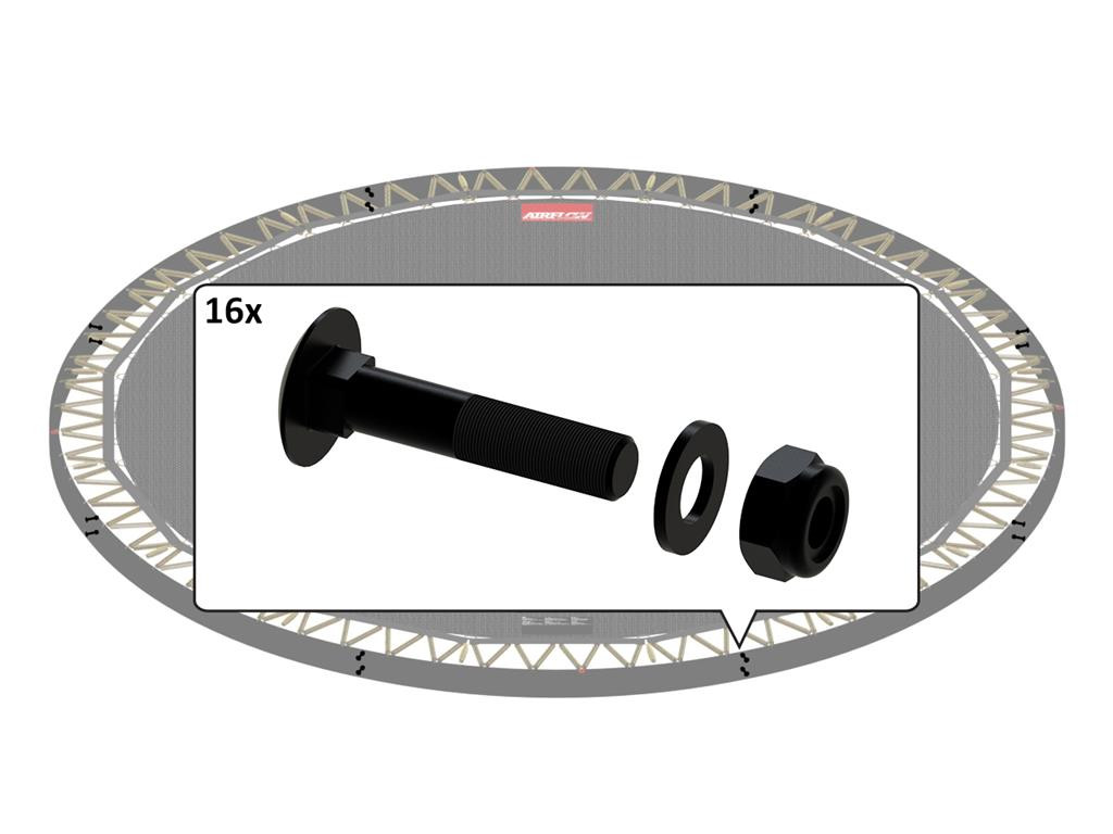 BERG Trampoline Frame Onderdeel - Flatground Champion - Bevestigingsmiddelen