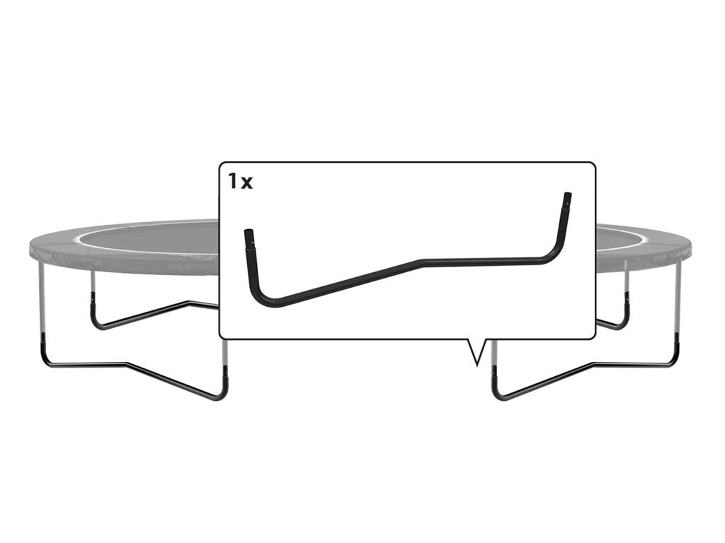 BERG Trampoline Frame Onderdeel - Grand Favorit - W-Poot 520 Zwart