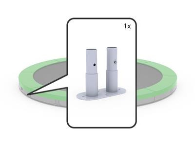 BERG Trampoline Frame Onderdeel - InGround Favorit - Voet 380