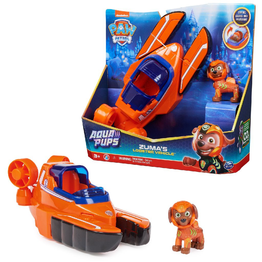 PAW Patrol Aqua Pups Deluxe Voertuig - Zuma