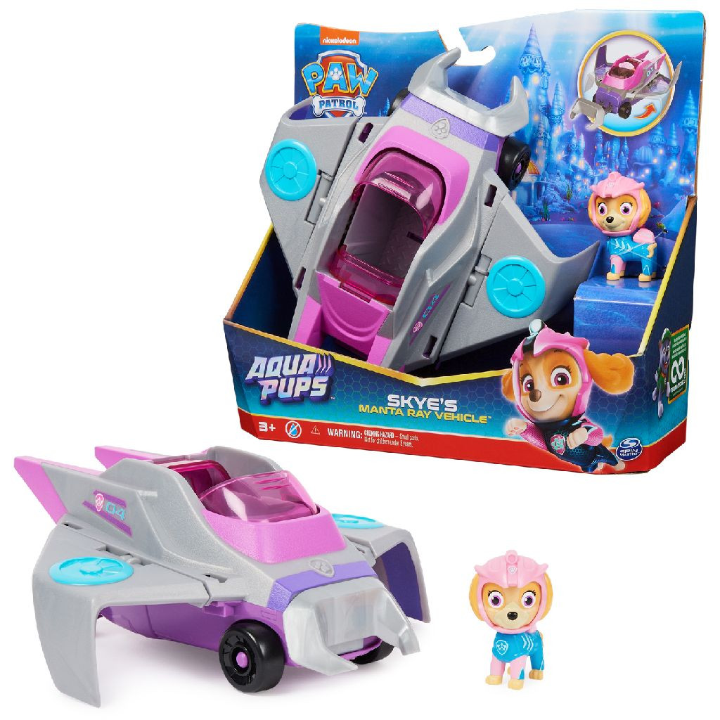 PAW Patrol Aqua Pups Deluxe Voertuig - Skye
