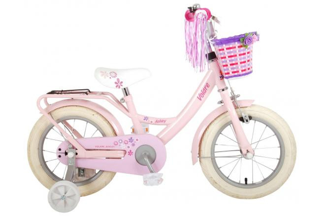 Volare Ashley Kinderfiets - 14 Inch - Roze 