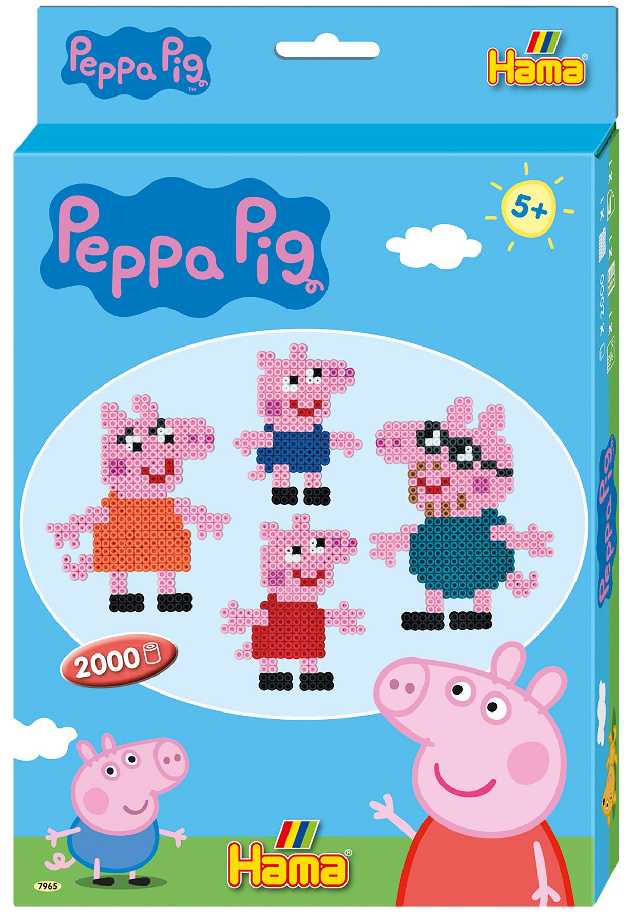Hama 7965 Peppa Pig 2000 Stuks -  Strijkkralen