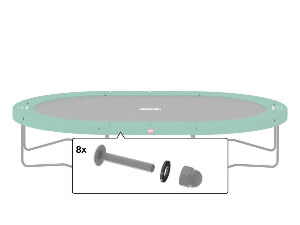 BERG Trampoline Frame Onderdeel - Grand Champion - Bevestigingsmiddelen 350 x 250 cm