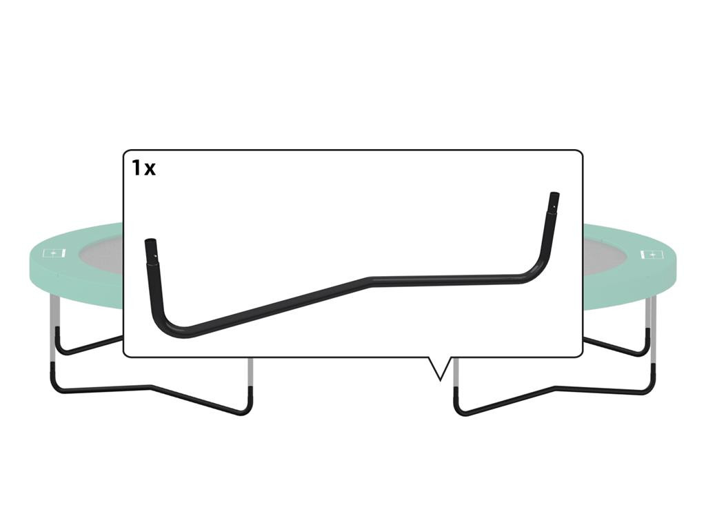 BERG Trampoline Frame Onderdeel - Grand Champion - W-Poot Zwart 350 x 250 cm