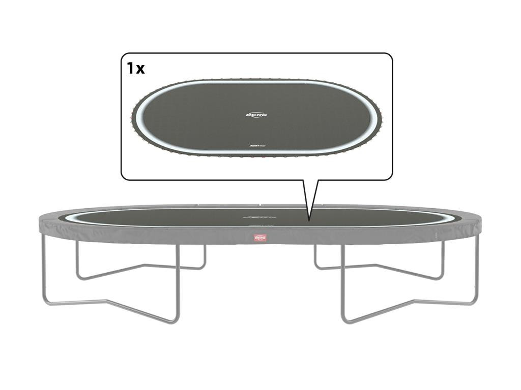 BERG Trampoline Springdoek / Springmat - Grand Champion - 520 x 350 cm - met Witte Bies