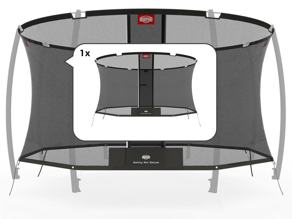 BERG Trampoline Veiligheidsnet - Safety Net Deluxe - Grand Champion - 350 x 250 cm - Los Net