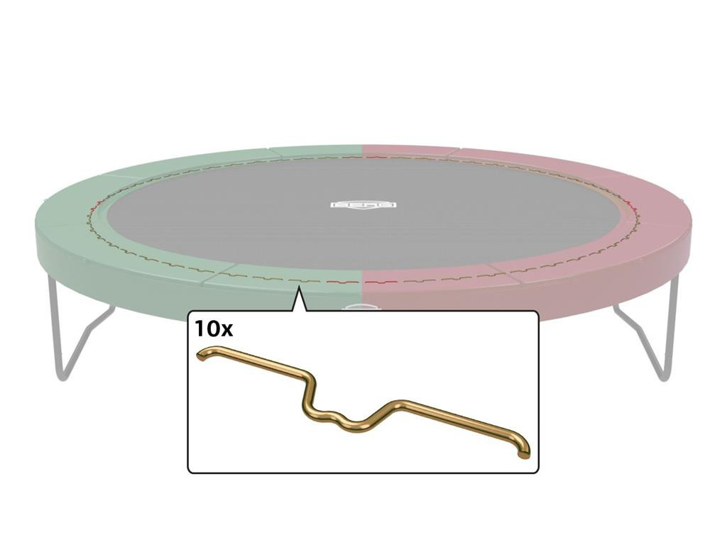 BERG Trampoline Frame Onderdeel - Elite+ - Veeroog voor Springdoek (TwinSpring Gold) (10x)