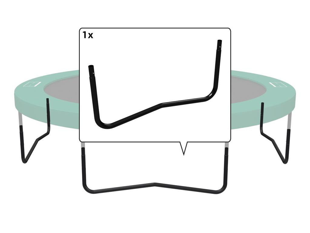 BERG Trampoline Frame Onderdeel - Champion - W-poot - 270 cm - Zwart