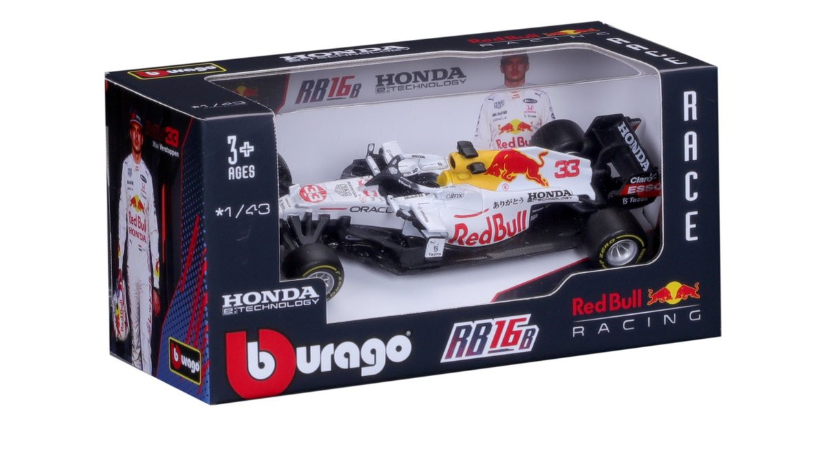 Bburago Red Bull Max Verstappen - Rb16 Livery - Modelauto - 1:43 - Formule 1