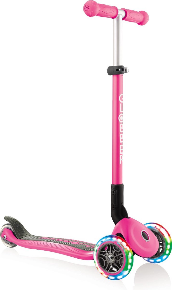 Globber Primo Foldable Lights - Step - Opvouwbaar - Roze