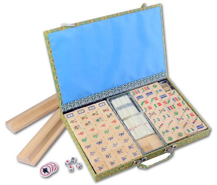 Mah-Jong Koffer - Bamboe 