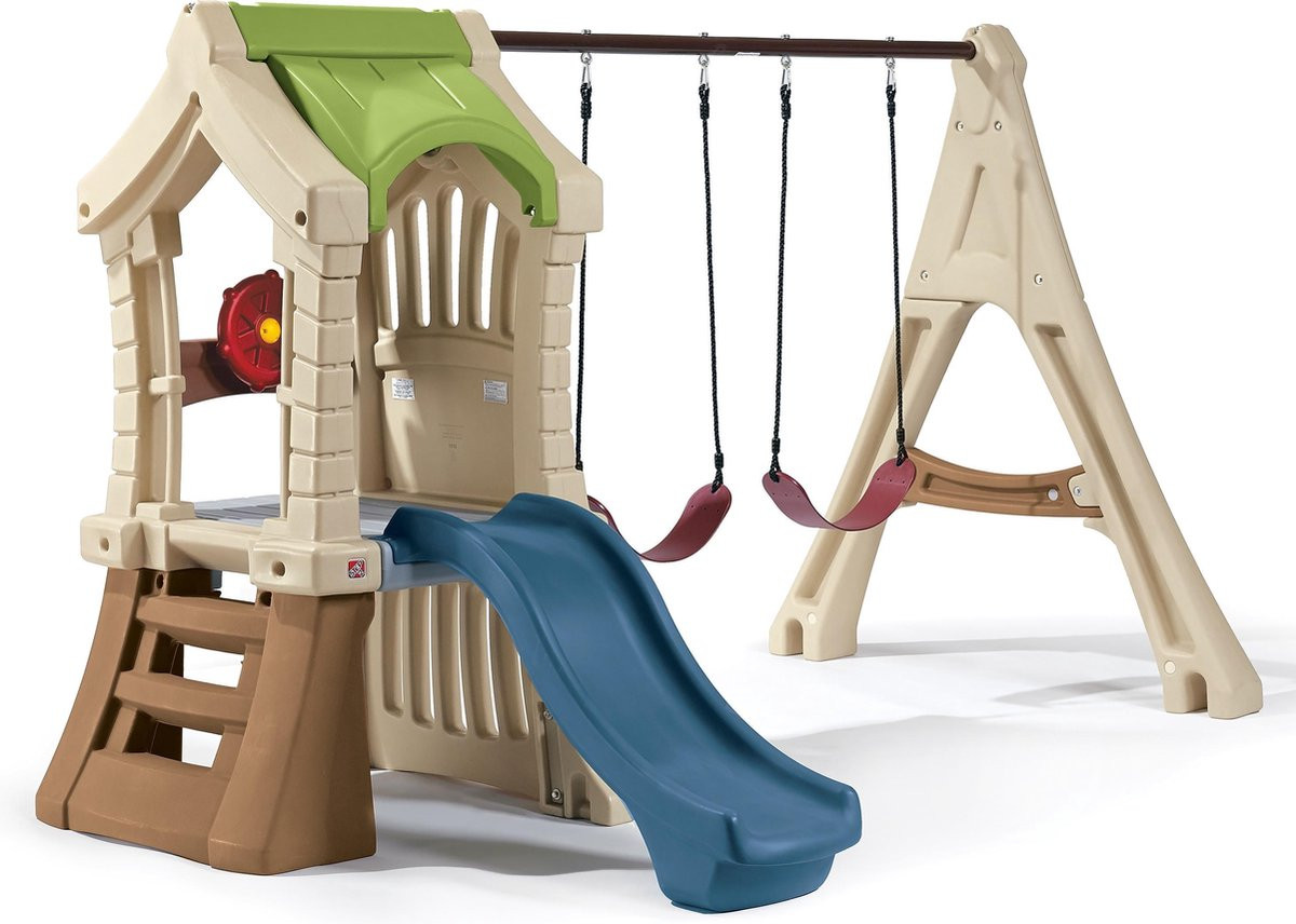 Step2 Play-Up Gym Set met Schommel en Glijbaan - Speelhuis - Speeltoestel