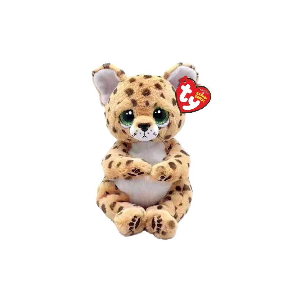 Ty Beanie Babies Bellies Lloyd Leopard - Knuffel - 15 cm