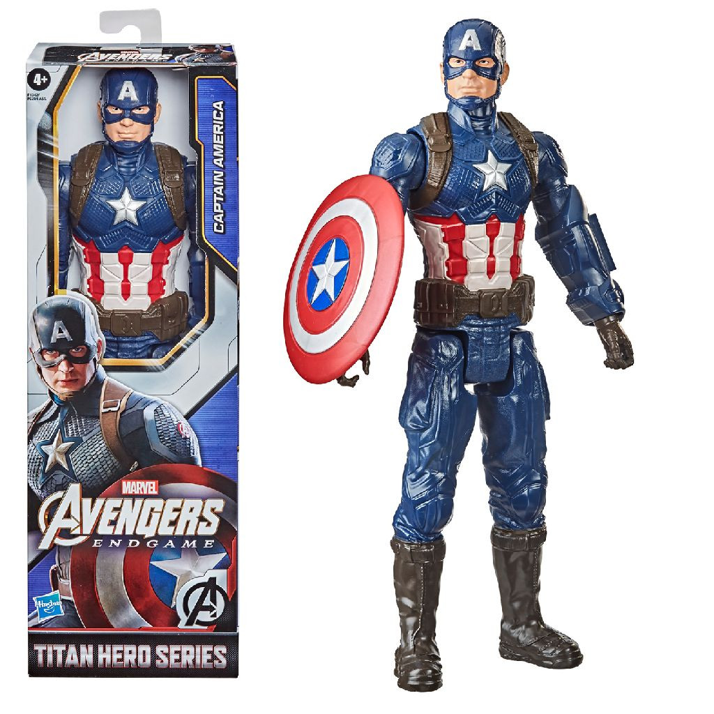 Marvel Avengers Titan Hero - Captain America - Speelfiguur - 30 cm