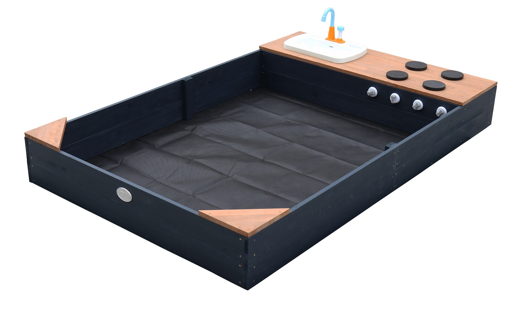 AXI Kelly Zandbak met Speelkeuken - Antraciet / Bruin