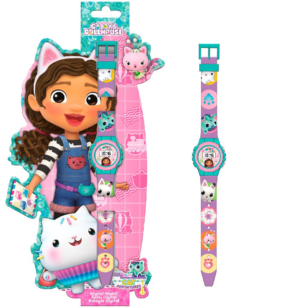 Gabby's Dollhouse Horloge Digitaal
