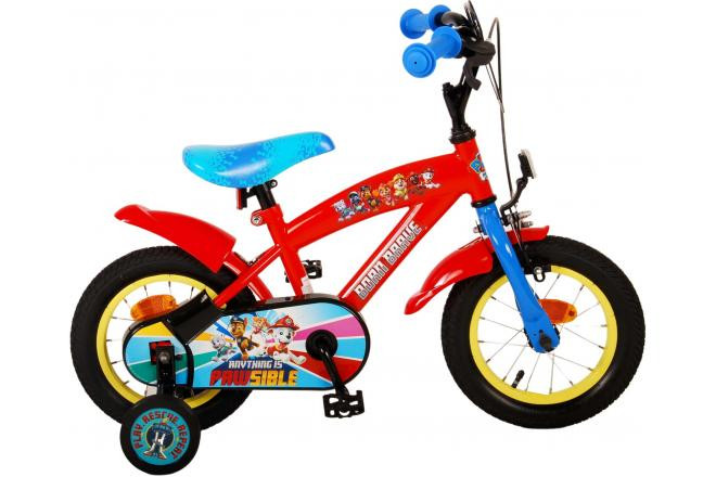 PAW Patrol Kinderfiets - 12 Inch - Rood/Blauw