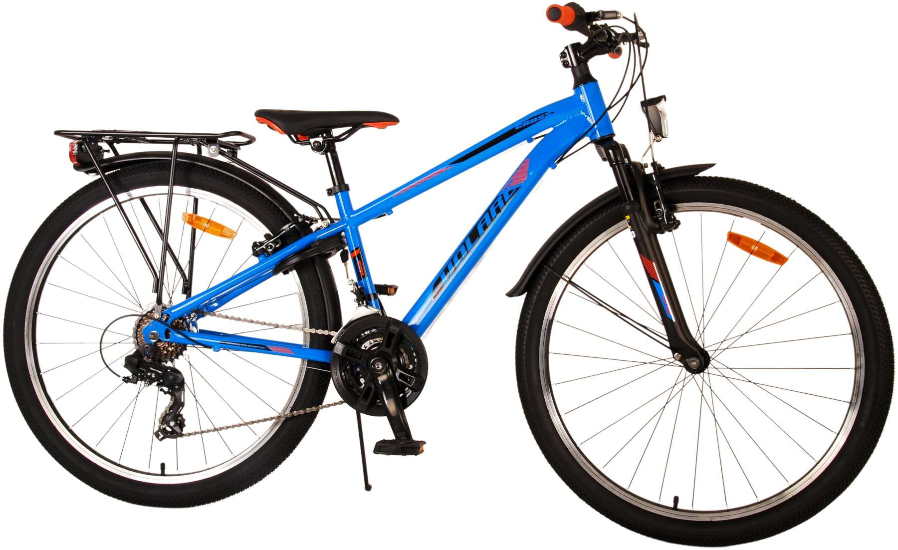 Volare Cross Kinderfiets - 26 Inch - 18 Versnellingen - Blauw 