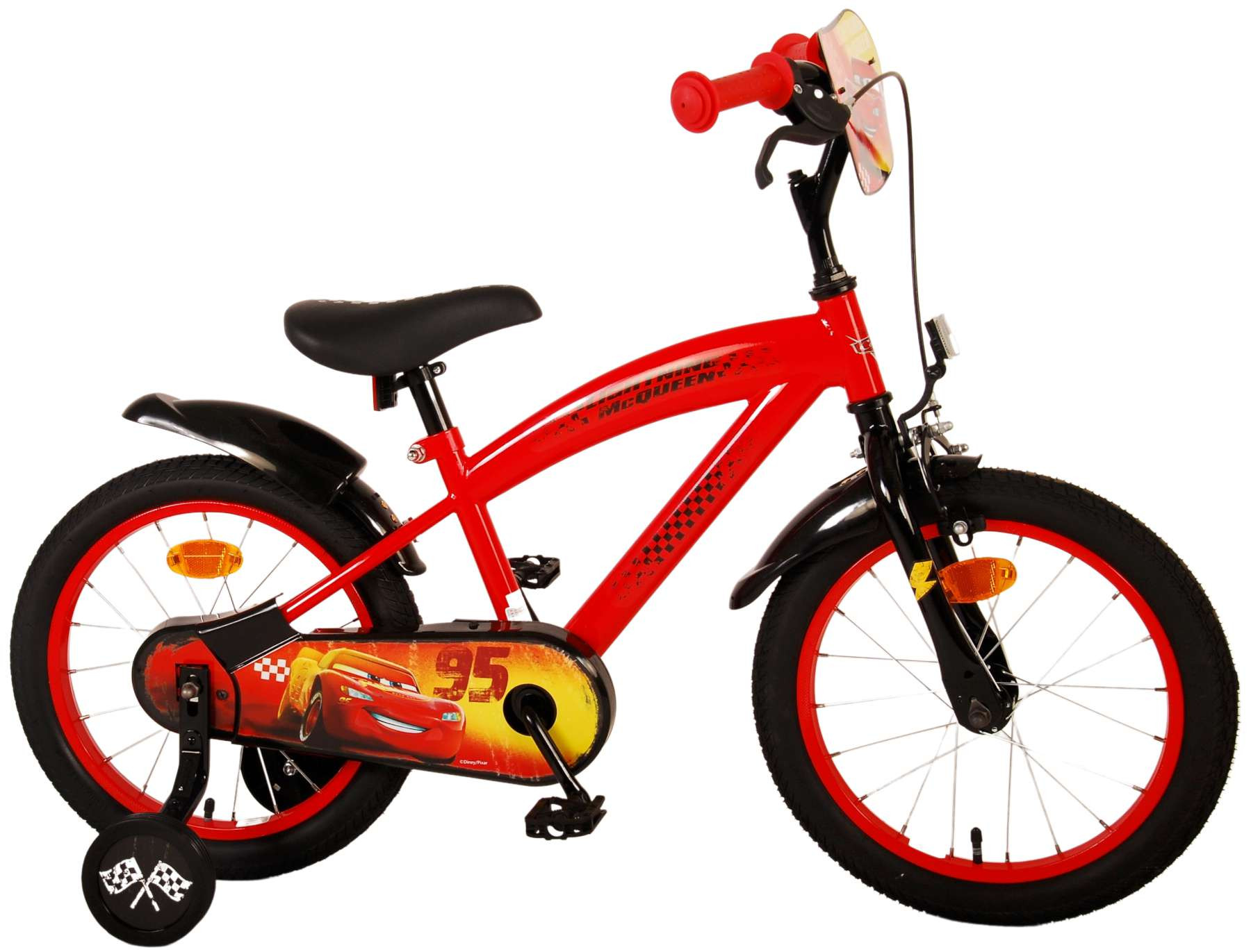 Disney Cars Kinderfiets - 16 Inch - Rood