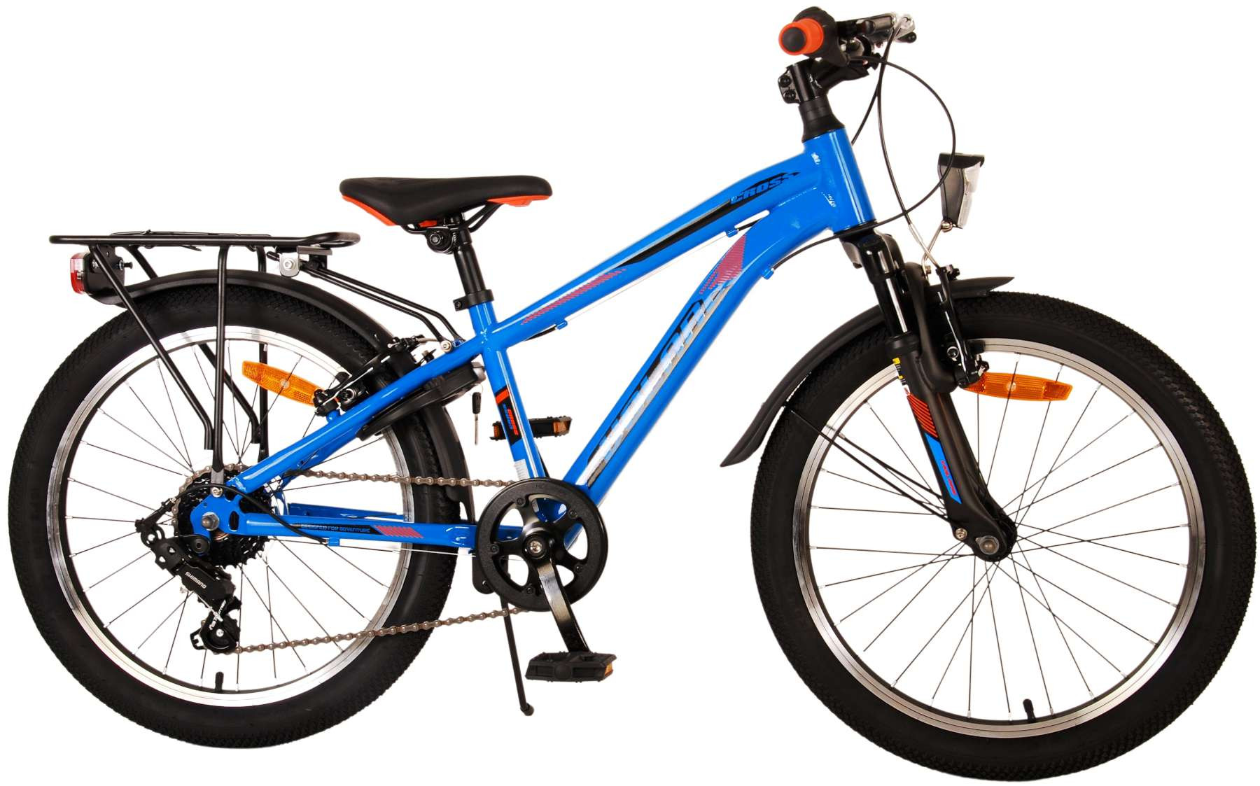 Volare Cross Kinderfiets - 20 Inch - Blauw - 6 Versnellingen