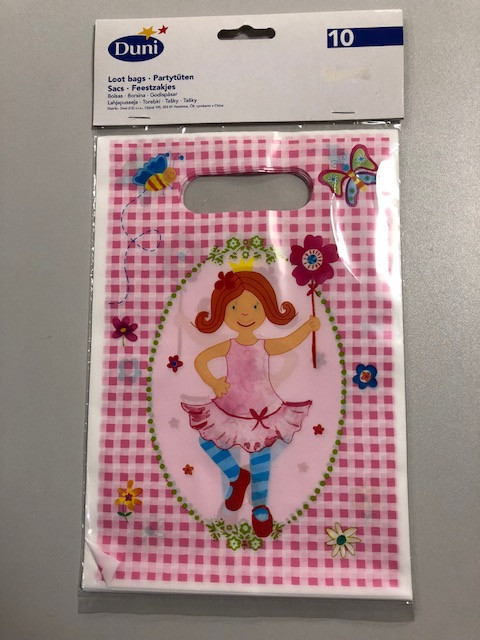 Feestzakjes Prinses - Uitdeelzakjes - 10 Stuks