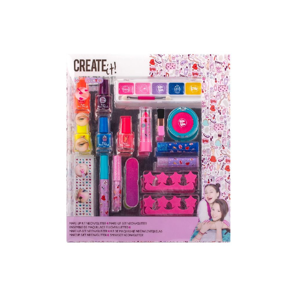Create It! Make Up Set Neon & Glitters