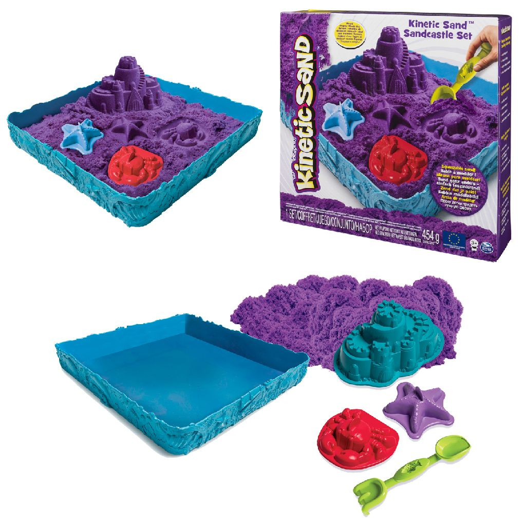 Kinetic Sand - Sand Box - Lila - Speelzand