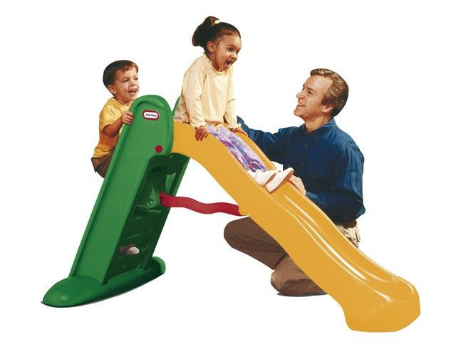 Little Tikes Glijbaan Sunshine Geel - Groen - 150 cm 