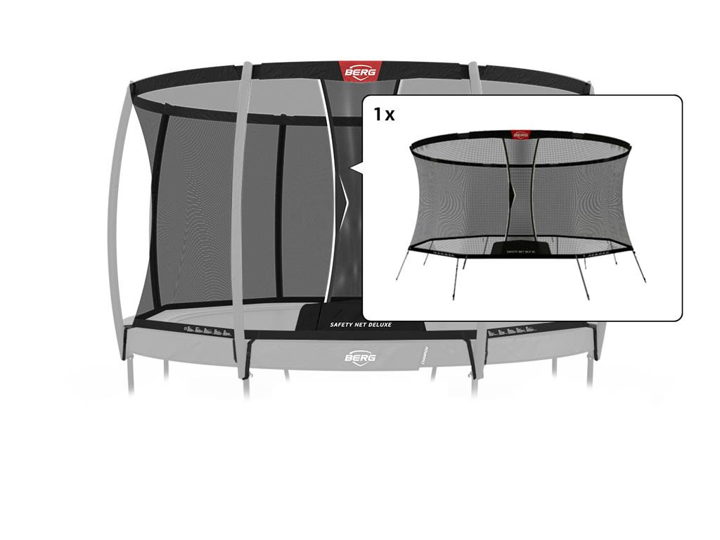 BERG Trampoline Veiligheidsnet - Safety Net Deluxe - 380 cm - Los Net