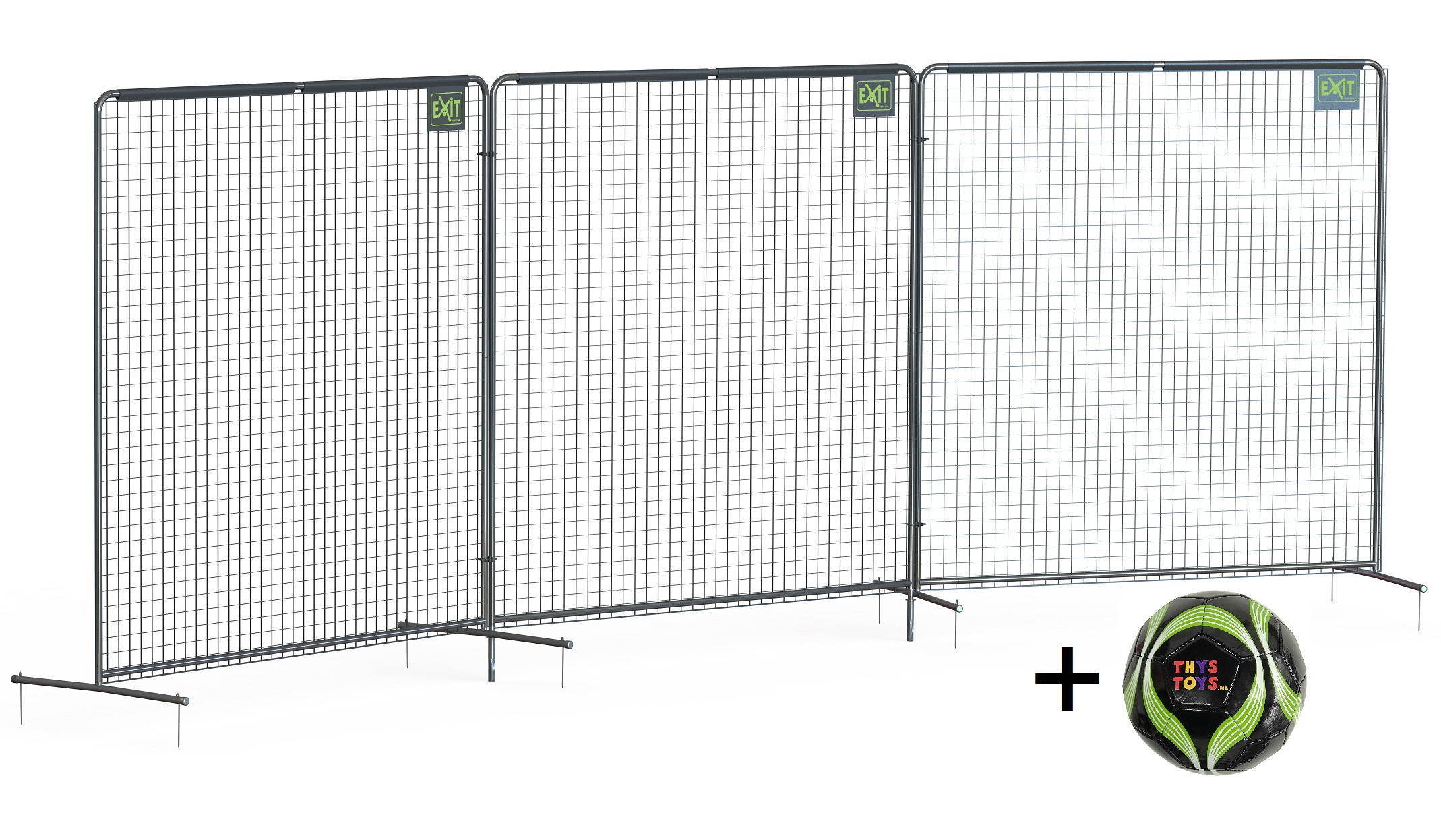 EXIT Backstop Net 900 (plaatsen achter het voetbaldoel) + Voetbal