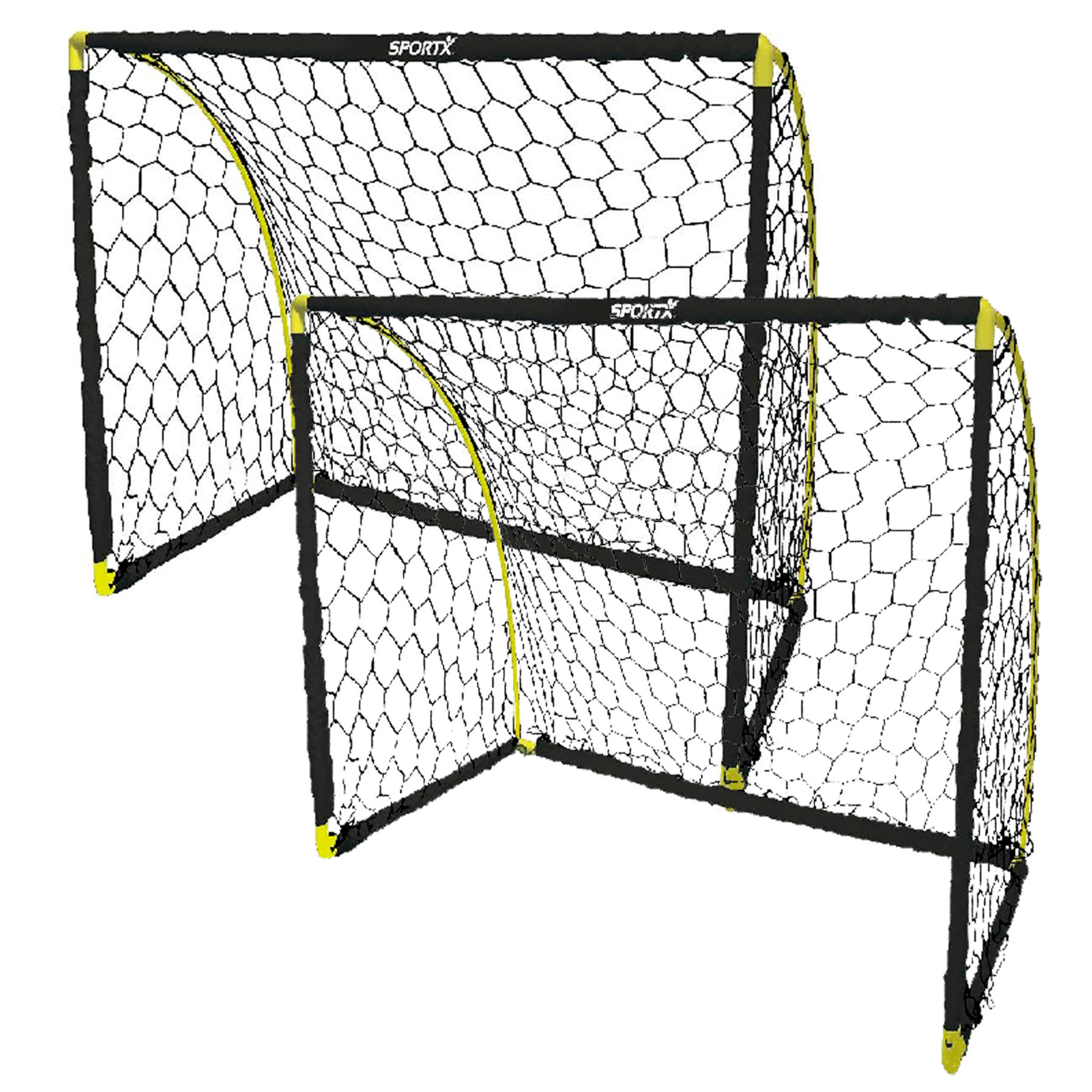 Sportx Voetbaldoel 180 x 91 x 120 cm - 2-pack - Bundelpakket