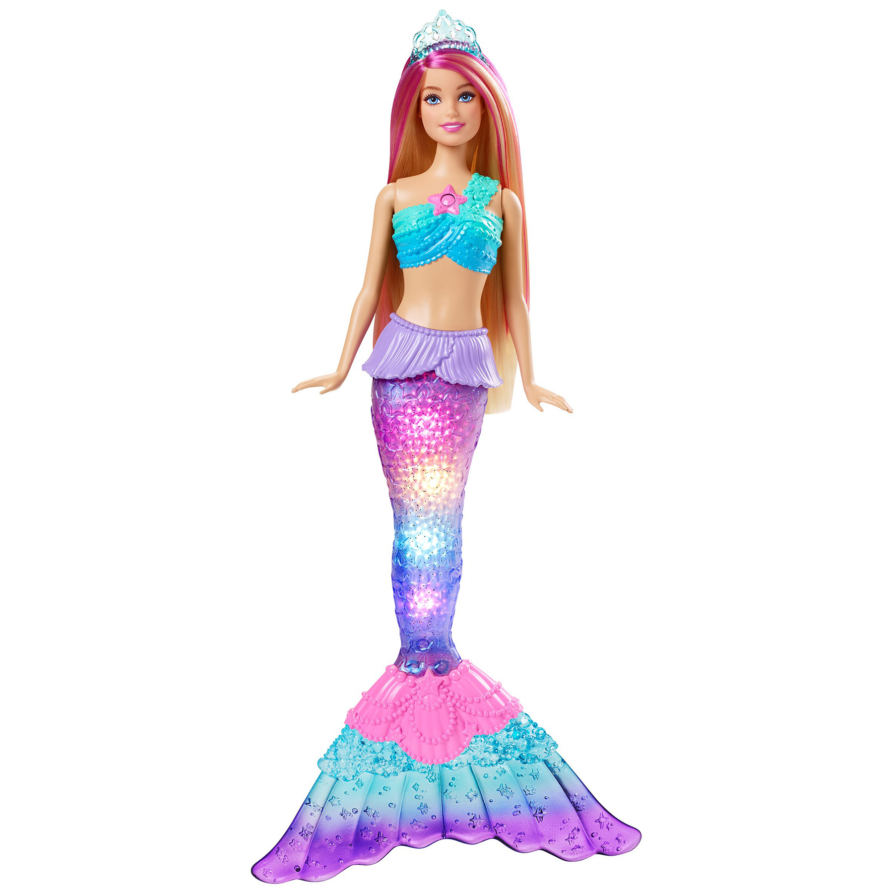 Barbie Dreamtopia - Zeemeermin met Twinkelende Lichtjes - Modepop