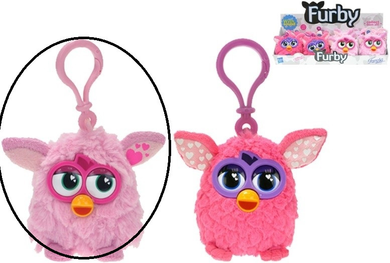 Furby Sleutelhanger Licht Roze - 8 cm
