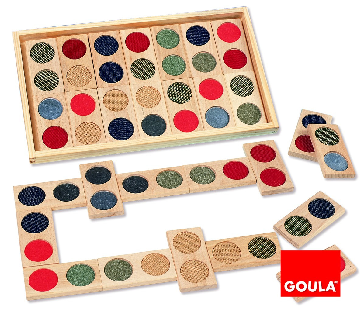 Goula Tactisch Domino - Hout - Kinderspel