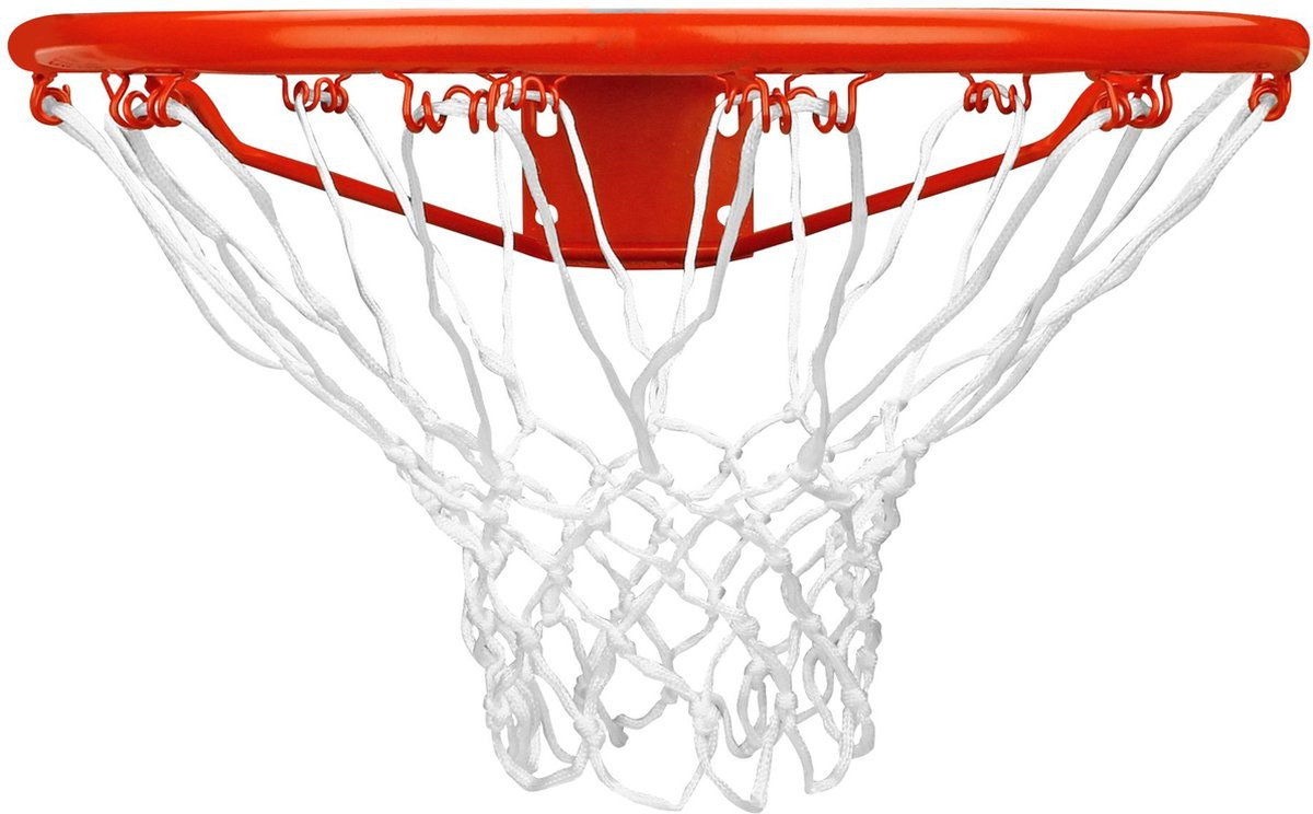 Avento Basketbalring met Net - Oranje / Wit