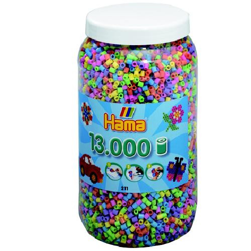 Strijkkralen - Hama 13000 Delig - Pastelkleuren