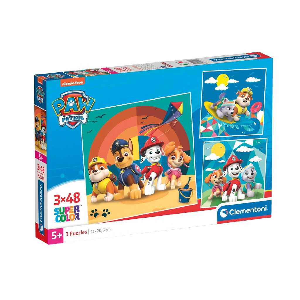 Clementoni PAW Patrol Puzzel - 3 x 48 Stukjes