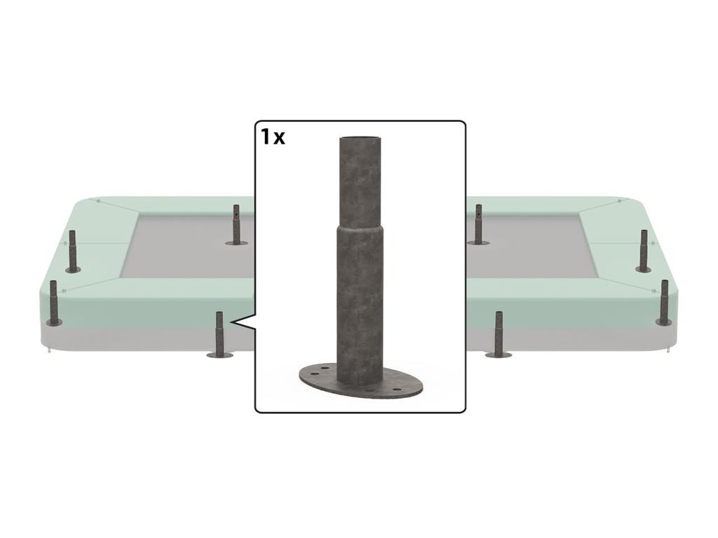 BERG Trampoline Frame - InGround - Enkele Poot - 22 cm