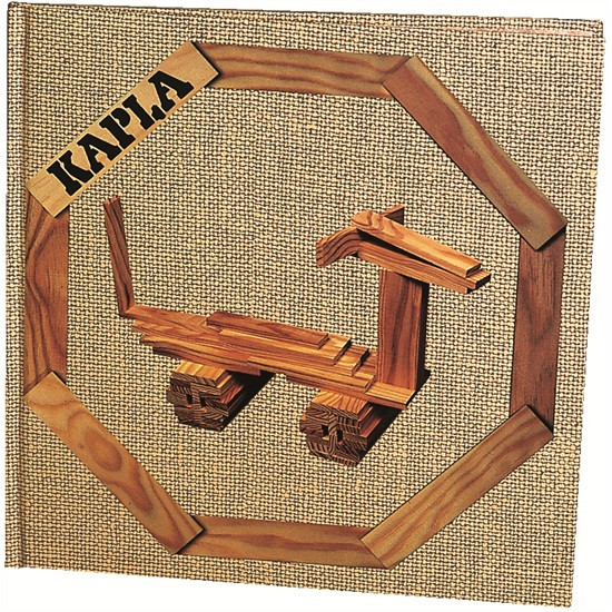 KAPLA Boek Nr. 4 - Bruin - Vrolijke en Eenvoudige Dieren - Voorbeeldenboek