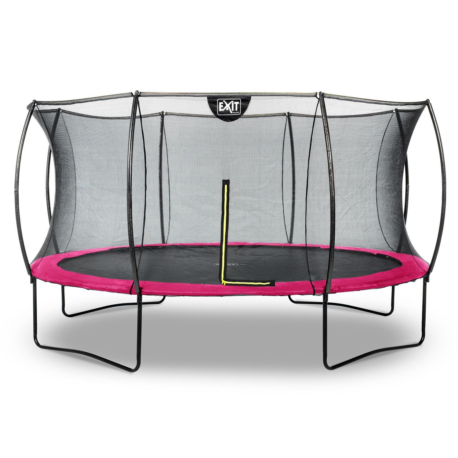 EXIT Silhouette Trampoline 427 cm (14ft) met Veiligheidsnet - Roze