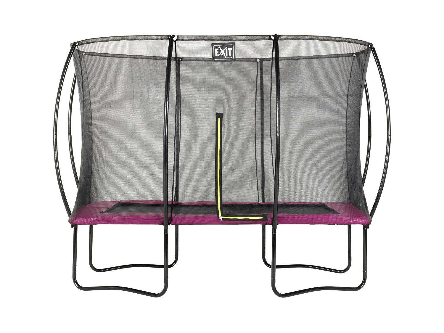 EXIT Silhouette Rechthoekige Trampoline 366 x 244 cm (8x12ft) met Veiligheidsnet - Roze