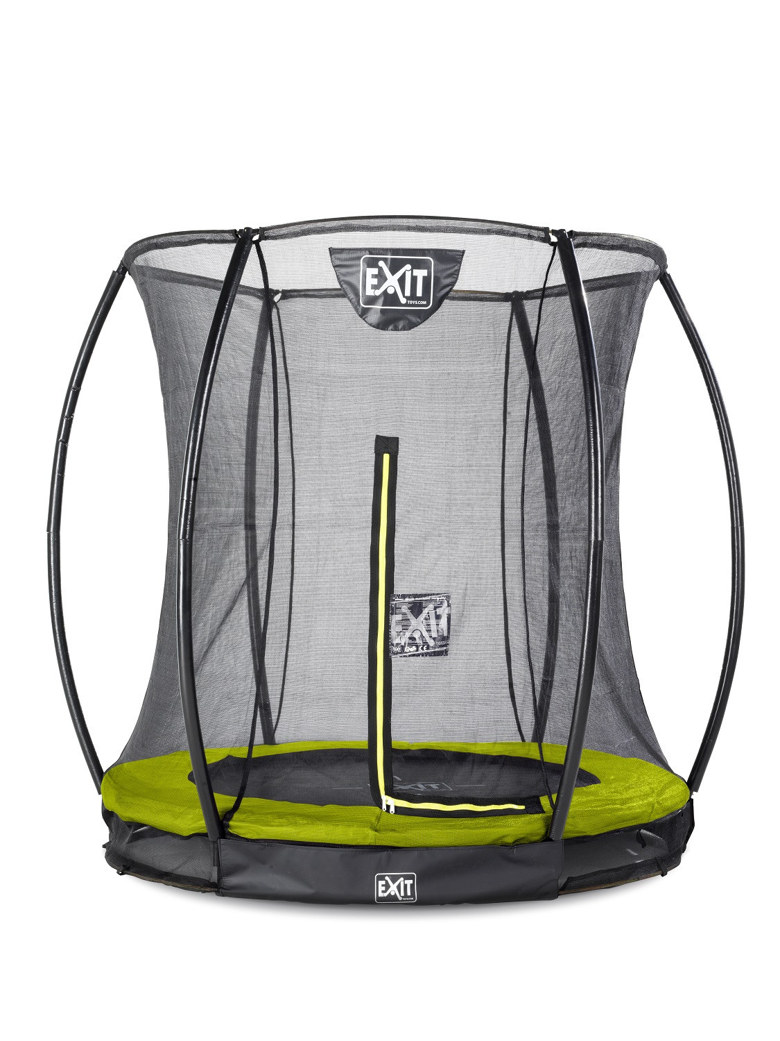 EXIT Silhouette Inground Trampoline 183 cm (6ft) met Veiligheidsnet - Lime