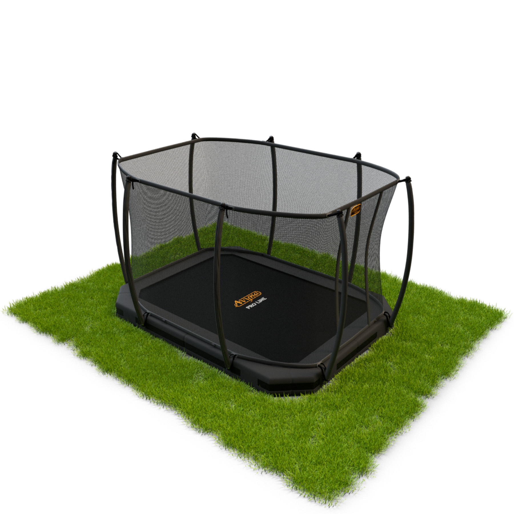 Avyna Pro-Line Inground Trampoline met Veiligheidnet 380 x 255 cm (238) - Grijs