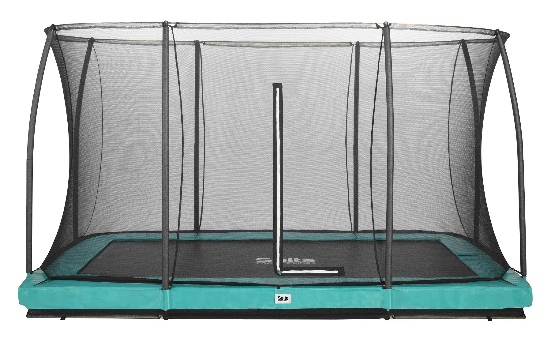 Salta Trampoline Comfort Edition Ground 366 x 244 cm met Veiligheidsnet - Groen