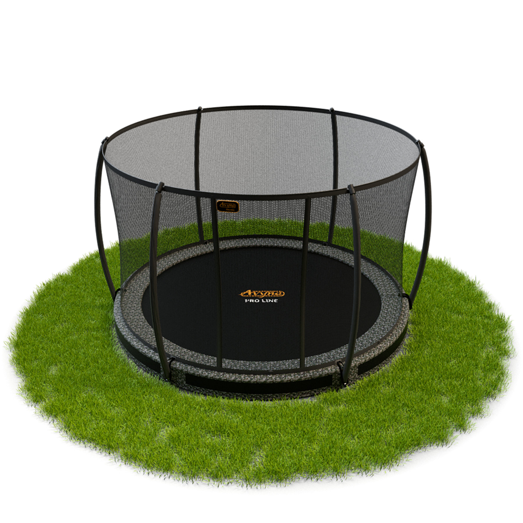 Avyna Trampoline Inground met Veiligheidsnet Pro-Line - ø 305 cm (10ft) - Camouflage