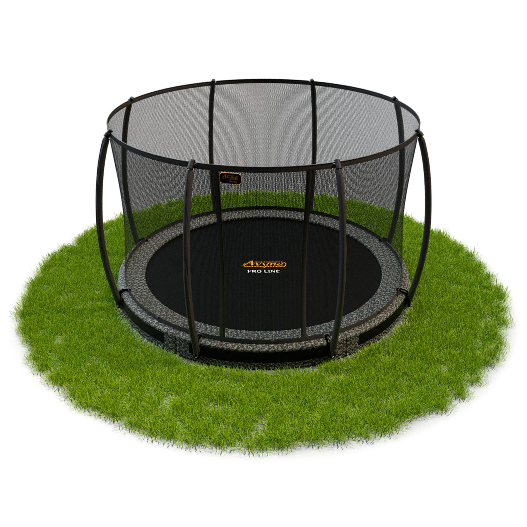 Avyna Trampoline Inground met Veligheidsnet Pro-Line - ø 365 cm (12ft) - Camouflage