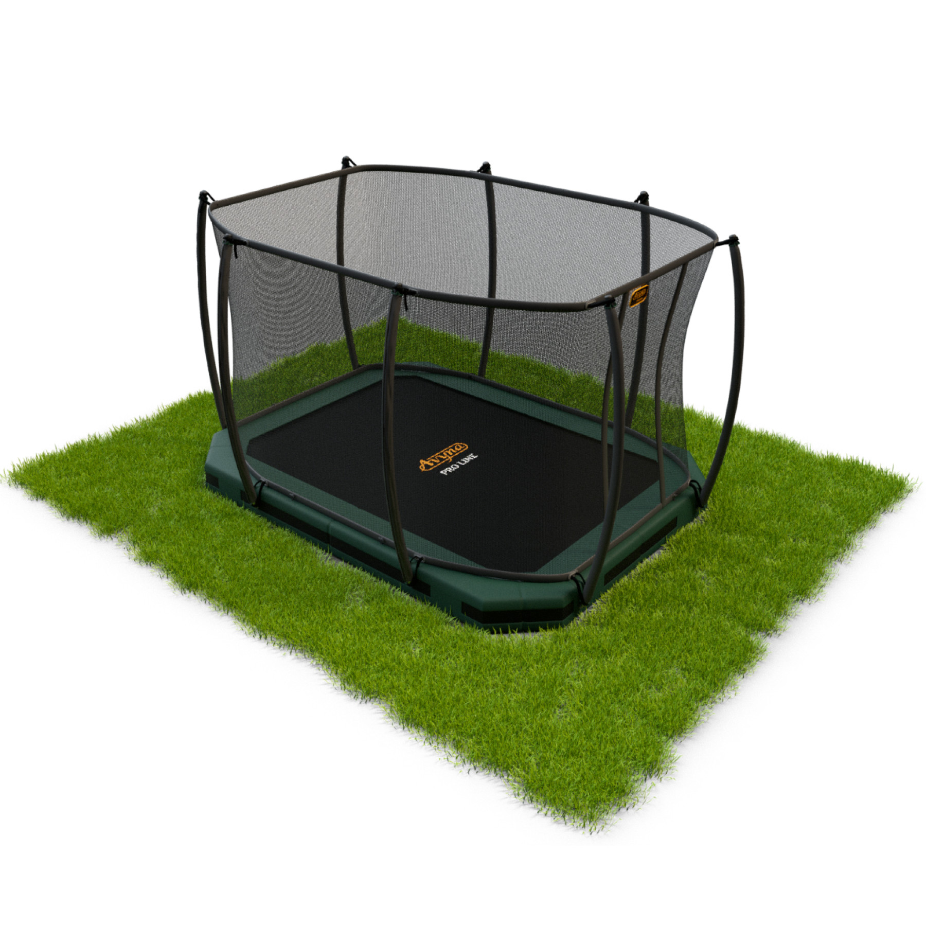 Avyna Pro-Line Inground Trampoline met Veiligheidsnet 520 x 305 cm (352) - Groen
