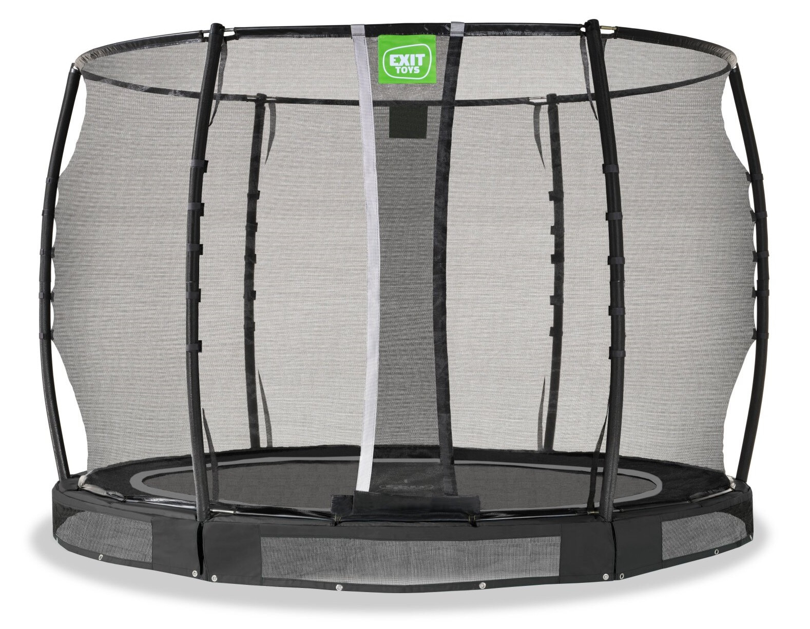 EXIT Allure Premium Inground Trampoline met Veiligheidsnet - 305 cm - Zwart 
